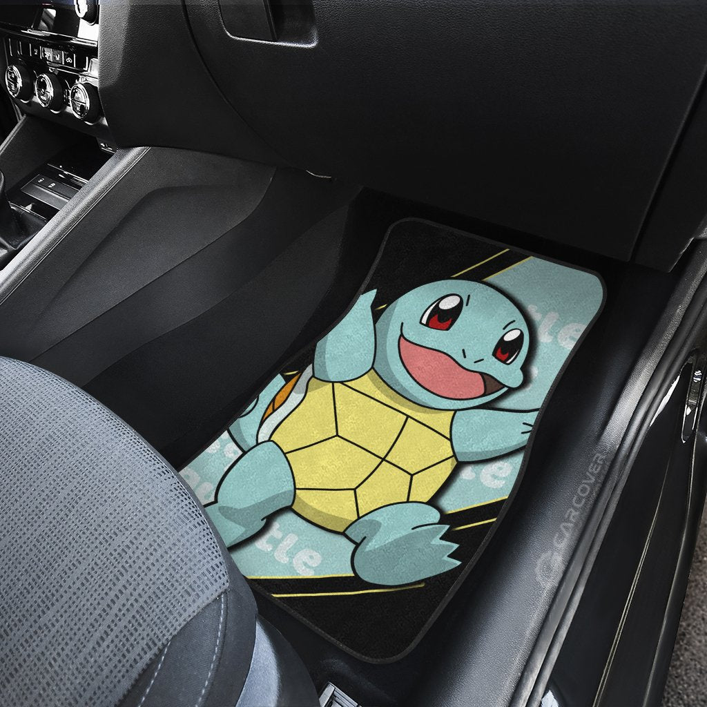 Squirtle Car Floor Mats Custom Anime Car Interior Accessories - Gearcarcover - 4