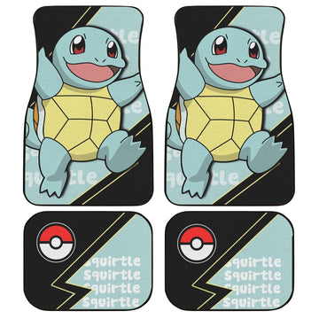 Squirtle Car Floor Mats Custom Anime Car Interior Accessories - Gearcarcover - 1