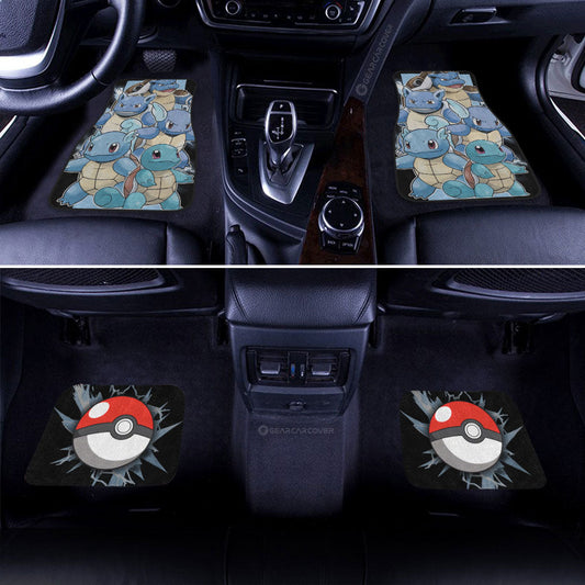Squirtle Car Floor Mats Custom Car Accessories For Fans - Gearcarcover - 2