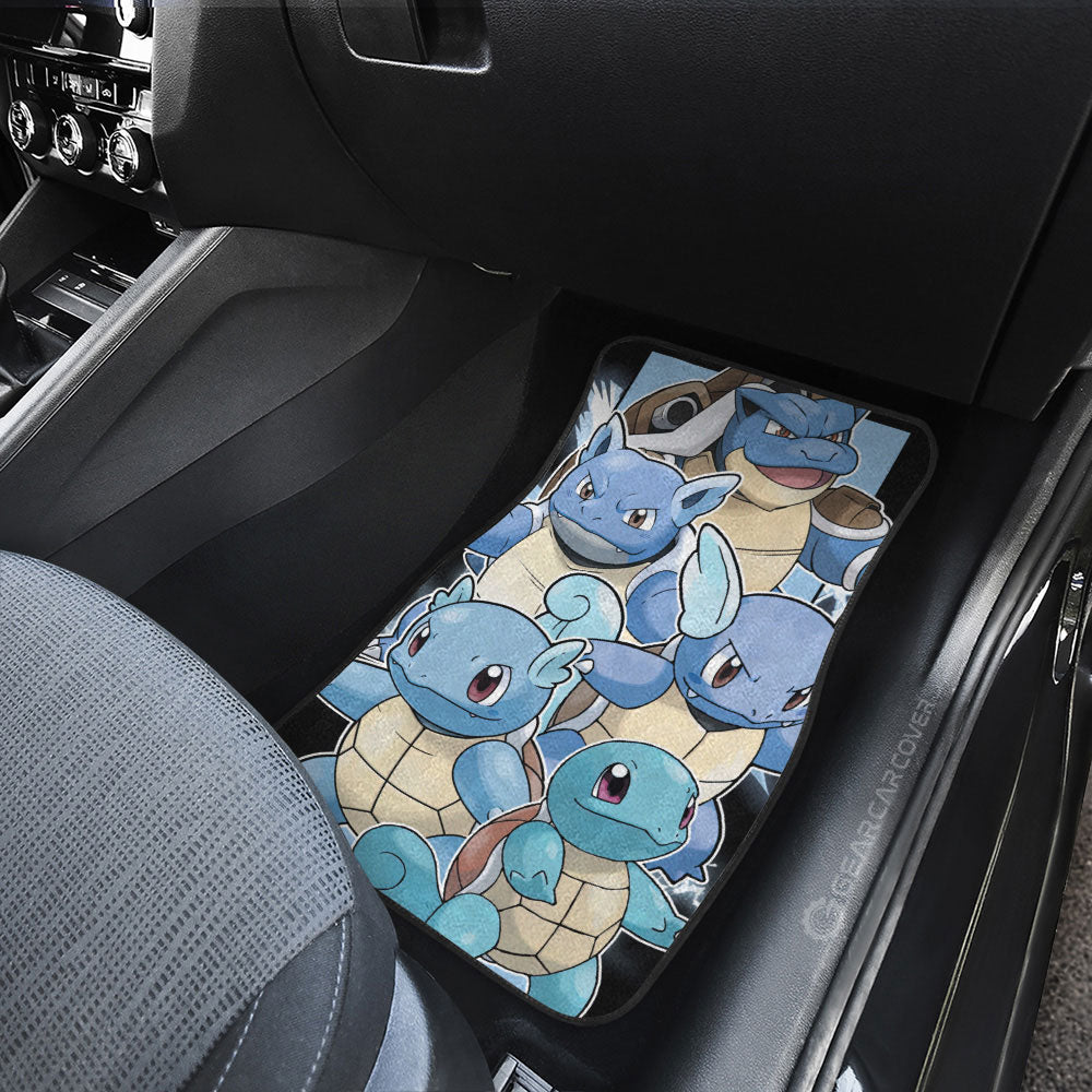Squirtle Car Floor Mats Custom Car Accessories For Fans - Gearcarcover - 3