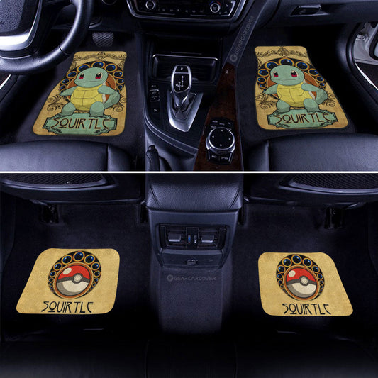 Squirtle Car Floor Mats Custom Car Interior Accessories - Gearcarcover - 2