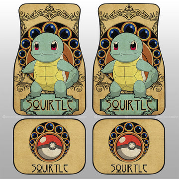 Squirtle Car Floor Mats Custom Car Interior Accessories - Gearcarcover - 1