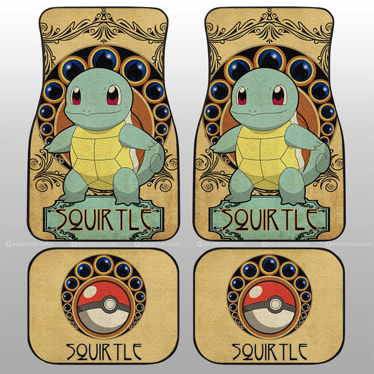 Squirtle Car Floor Mats Custom Car Interior Accessories - Gearcarcover - 1