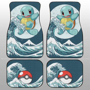 Squirtle Car Floor Mats Custom Pokemon Car Accessories - Gearcarcover - 1