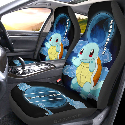 Squirtle Car Seat Covers Custom Anime Car Accessories For Anime Fans - Gearcarcover - 2