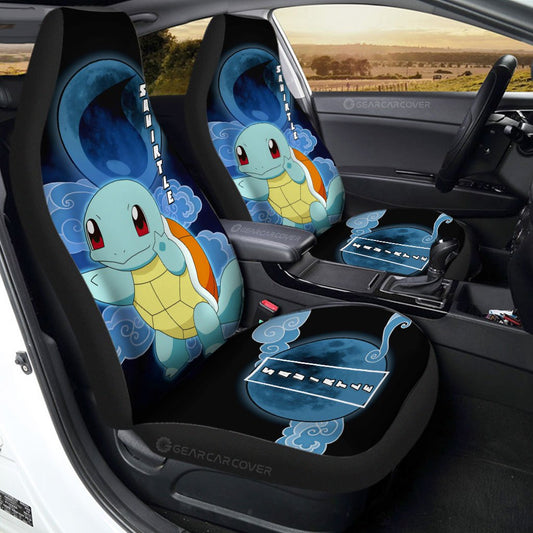 Squirtle Car Seat Covers Custom Anime Car Accessories For Anime Fans - Gearcarcover - 1