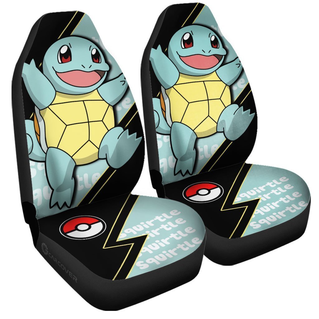 Squirtle Car Seat Covers Custom Anime Car Accessories - Gearcarcover - 3