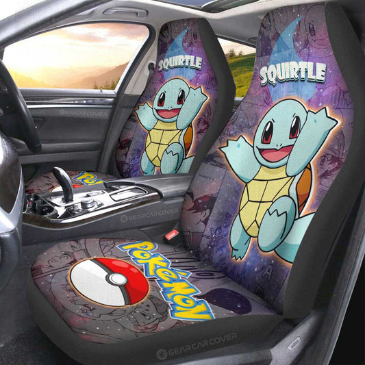 Squirtle Car Seat Covers Custom Anime Galaxy Manga Style - Gearcarcover - 2