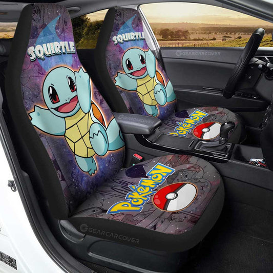 Squirtle Car Seat Covers Custom Anime Galaxy Manga Style - Gearcarcover - 1