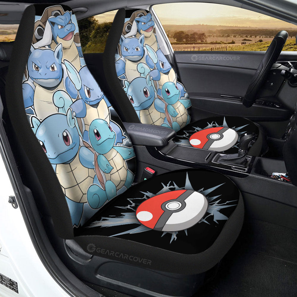 Squirtle Car Seat Covers Custom Car Accessories For Fans - Gearcarcover - 2