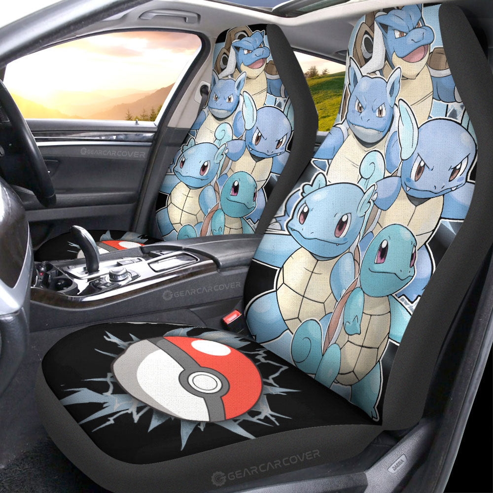 Squirtle Car Seat Covers Custom Car Accessories For Fans - Gearcarcover - 1