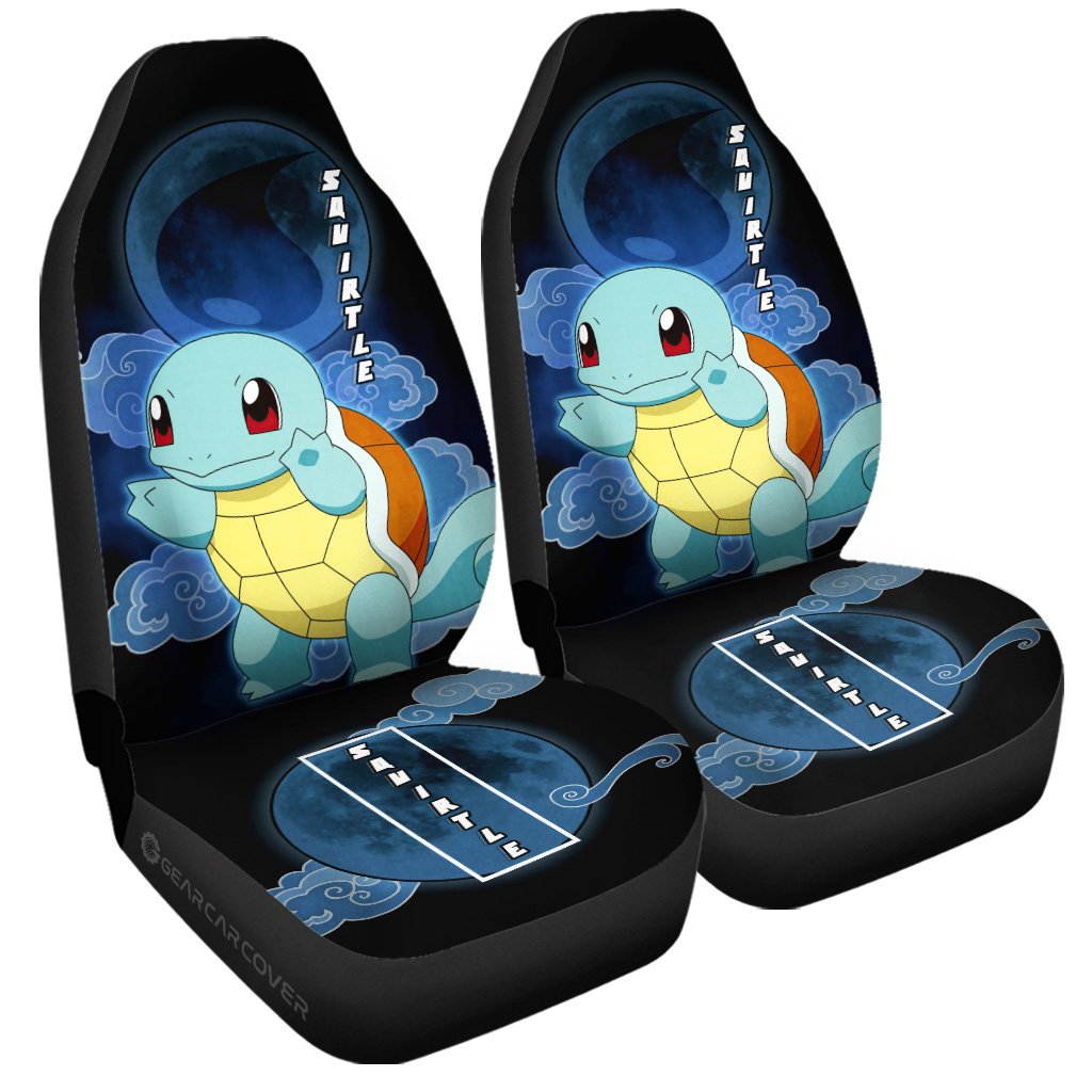 Squirtle Car Seat Covers Custom Car Accessories For Fans - Gearcarcover - 3