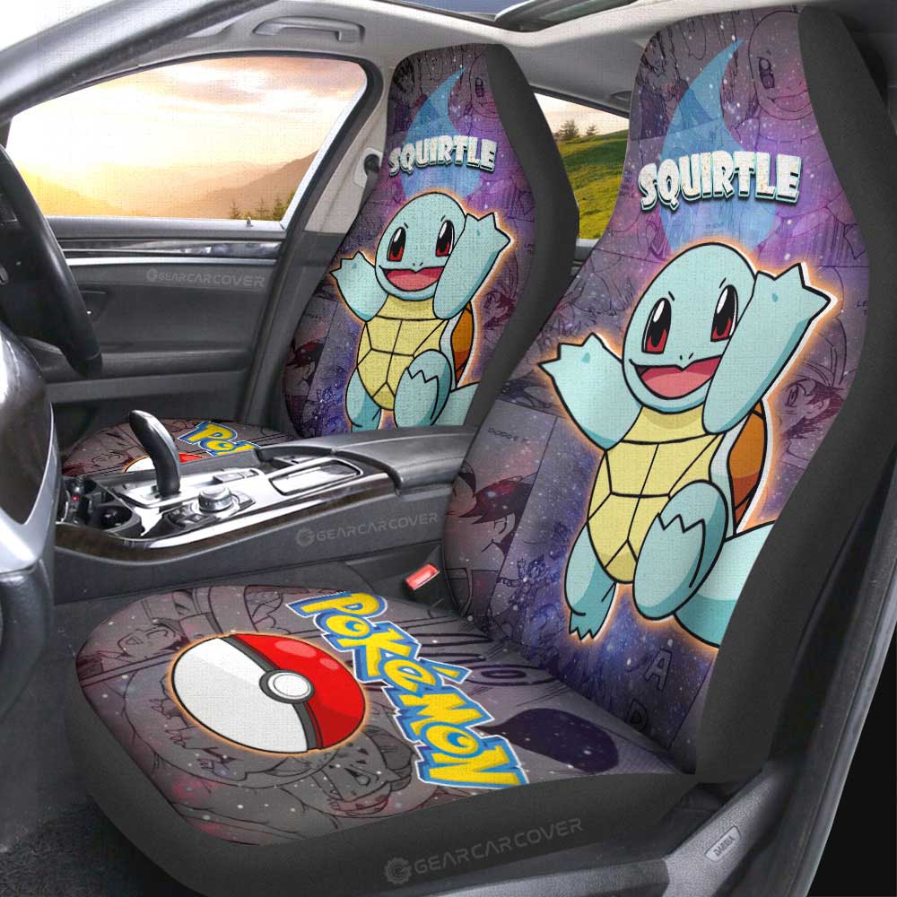 Squirtle Car Seat Covers Custom Galaxy Manga Style - Gearcarcover - 2