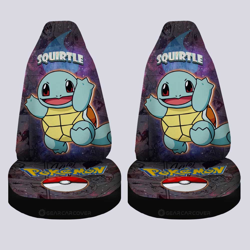 Squirtle Car Seat Covers Custom Galaxy Manga Style - Gearcarcover - 4