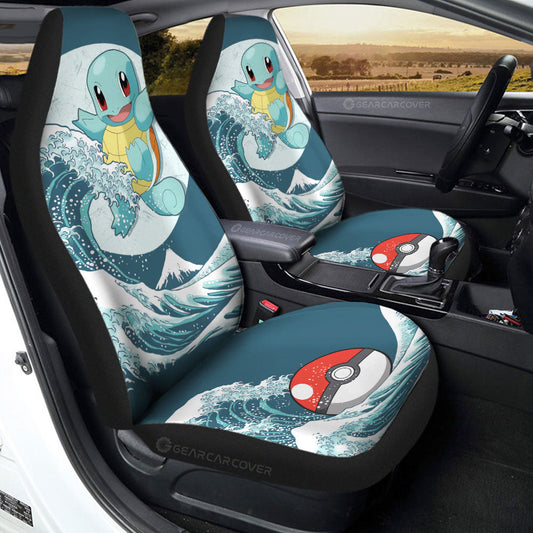 Squirtle Car Seat Covers Custom Pokemon Car Accessories - Gearcarcover - 2