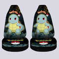 Squirtle Car Seat Covers Custom Tie Dye Style Anime Car Accessories - Gearcarcover - 4