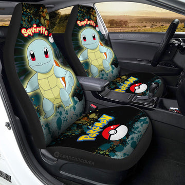 Squirtle Car Seat Covers Custom Tie Dye Style Car Accessories - Gearcarcover - 1