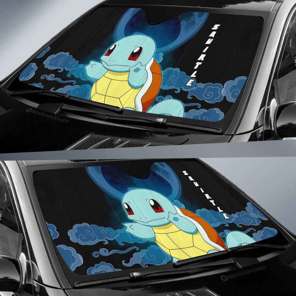 Squirtle Car Sunshade Custom Anime Car Accessories - Gearcarcover - 2