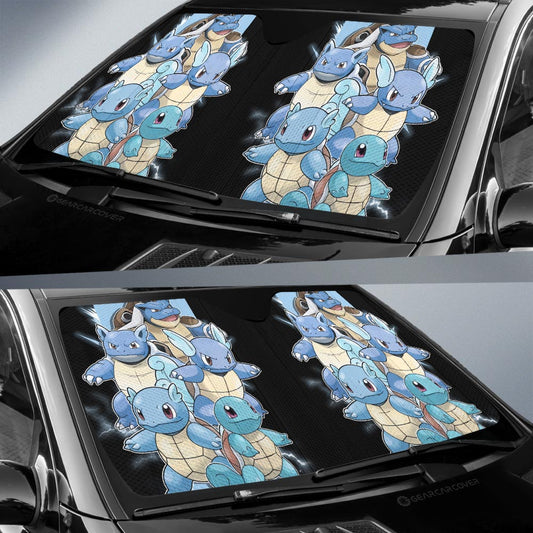 Squirtle Car Sunshade Custom Car Accessories For Fans - Gearcarcover - 2