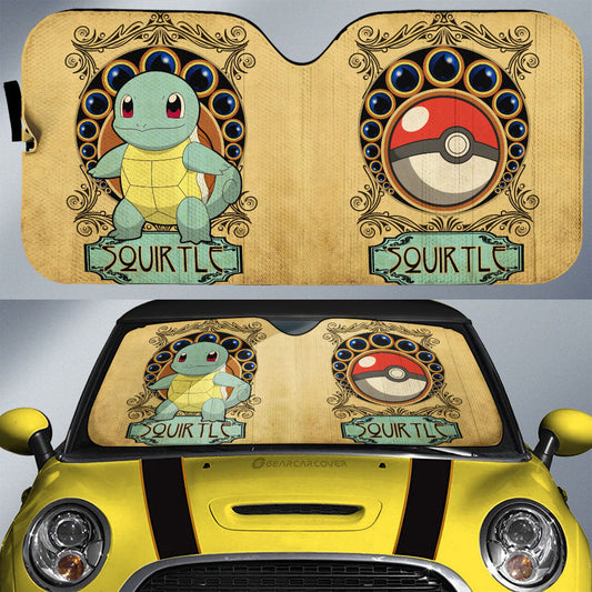 Squirtle Car Sunshade Custom Car Interior Accessories - Gearcarcover - 1