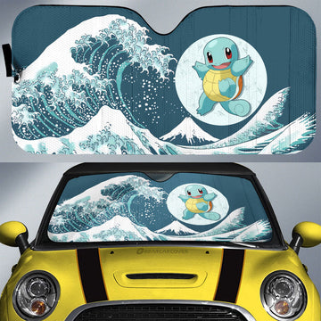 Squirtle Car Sunshade Custom Pokemon Car Accessories - Gearcarcover - 1