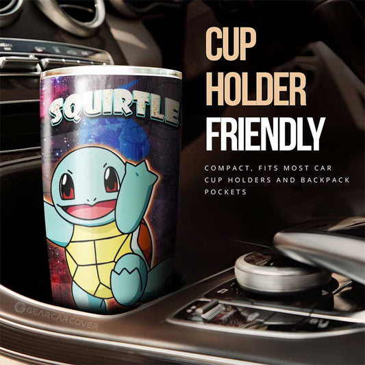 Squirtle Tumbler Cup Custom Anime Galaxy Manga Style - Gearcarcover - 2