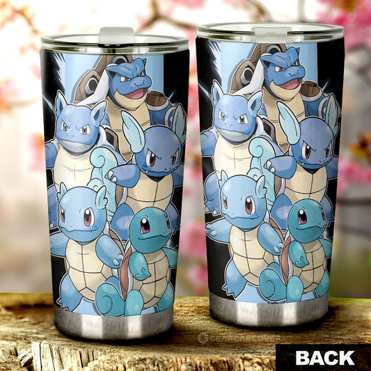 Squirtle Tumbler Cup Custom Car Accessories For Fans - Gearcarcover - 2