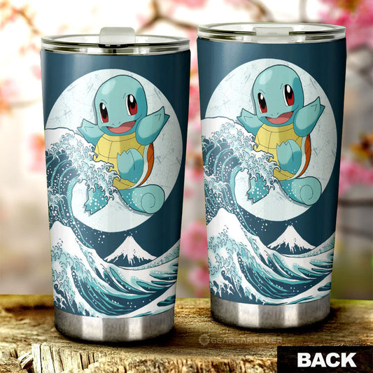 Squirtle Tumbler Cup Custom Pokemon Car Accessories - Gearcarcover - 2