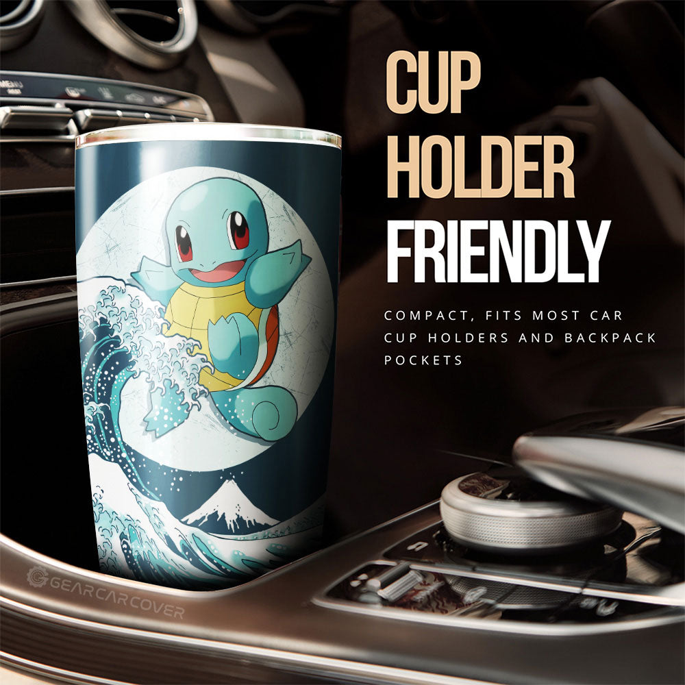 Squirtle Tumbler Cup Custom Pokemon Car Accessories - Gearcarcover - 3
