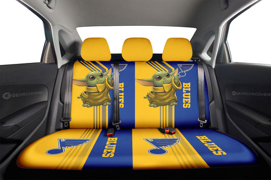 St Louis Blues Car Back Seat Covers Custom Car Accessories - Gearcarcover - 2