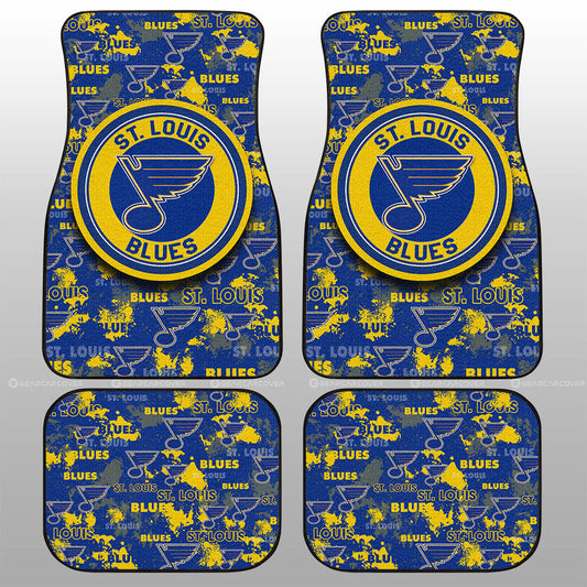 St Louis Blues Car Floor Mats Custom Car Accessories - Gearcarcover - 1