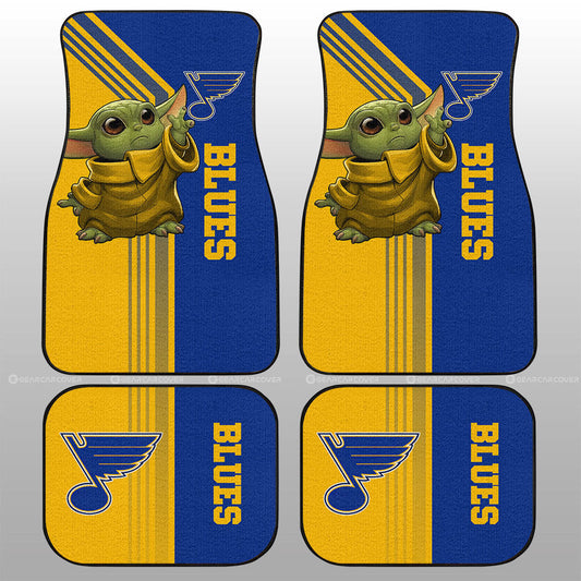St Louis Blues Car Floor Mats Custom Car Accessories - Gearcarcover - 1
