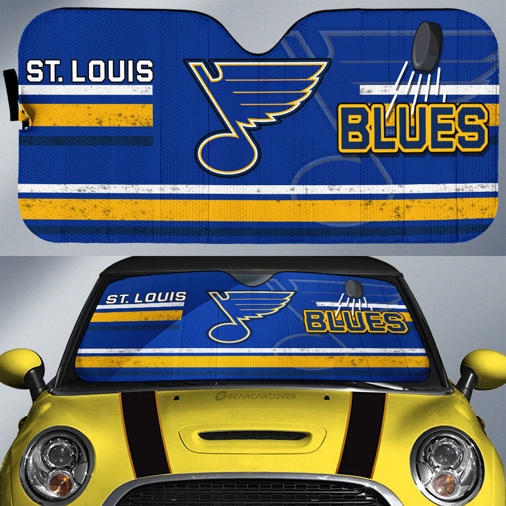 St Louis Blues Car Sunshade Custom Car Accessories - Gearcarcover - 1