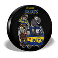 St Louis Blues Spare Tire Covers Horror Characters Car Accessories - Gearcarcover - 3