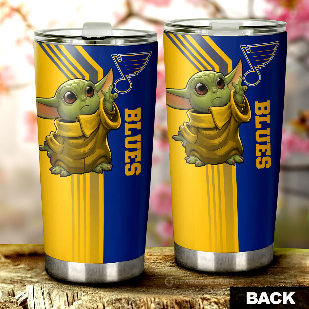 St Louis Blues Tumbler Cup Custom Car Accessories - Gearcarcover - 2