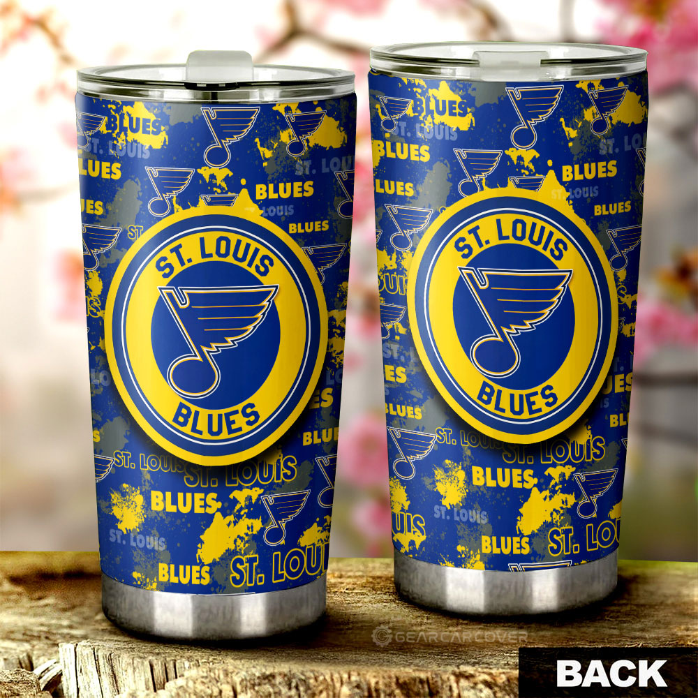 St Louis Blues Tumbler Cup Custom Car Accessories - Gearcarcover - 2