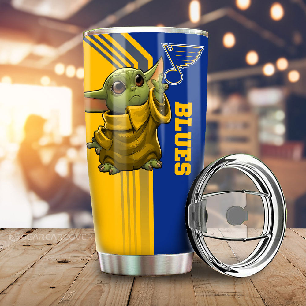 St Louis Blues Tumbler Cup Custom Car Accessories - Gearcarcover - 1