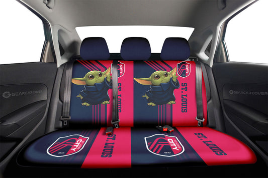 St Louis City SC Car Back Seat Covers Custom Car Accessories - Gearcarcover - 2