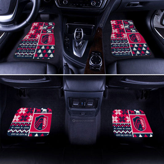 St Louis City SC Car Floor Mats Custom Ugly Style Car Accessories - Gearcarcover - 2