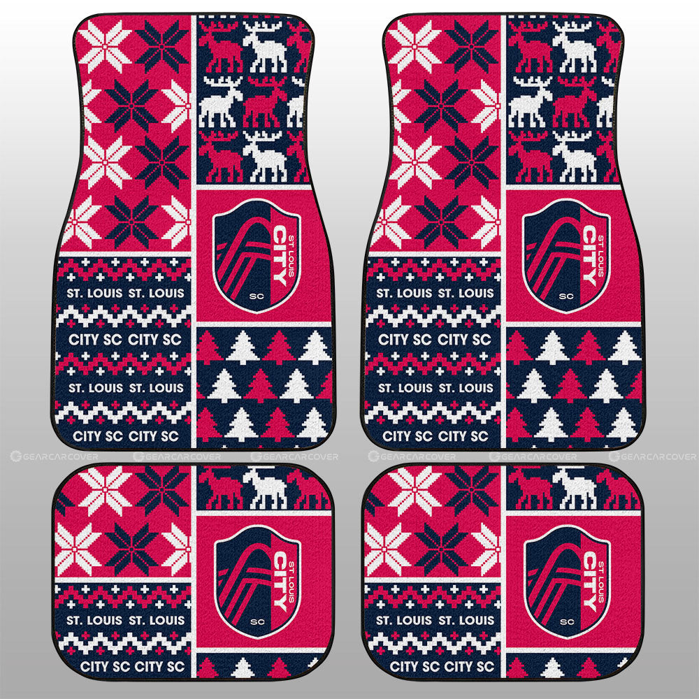 St Louis City SC Car Floor Mats Custom Ugly Style Car Accessories - Gearcarcover - 1