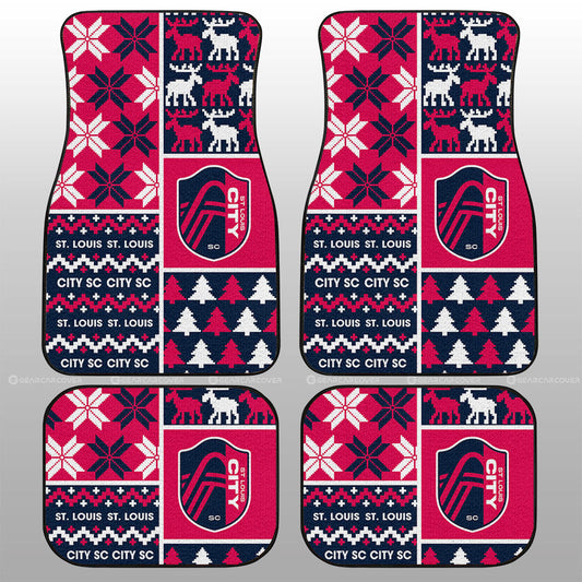 St Louis City SC Car Floor Mats Custom Ugly Style Car Accessories - Gearcarcover - 1