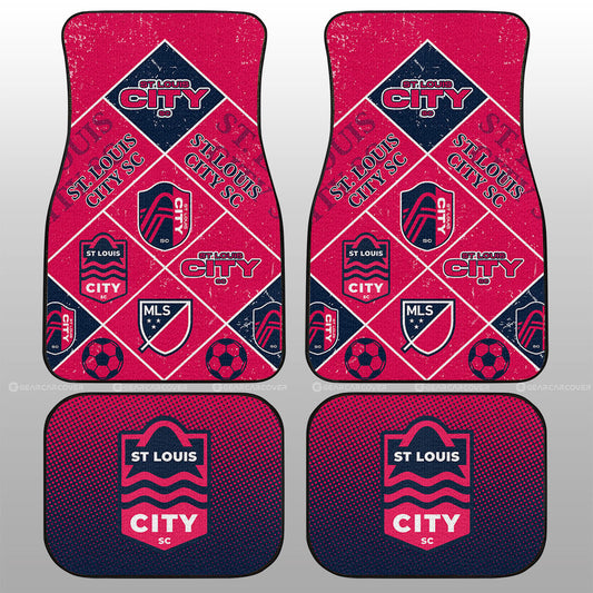 St Louis City SC Car Floor Mats Sporty Team Collection - Gearcarcover - 1