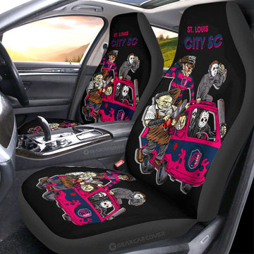 St Louis City SC Car Seat Covers Custom Car Accessories - Gearcarcover - 1