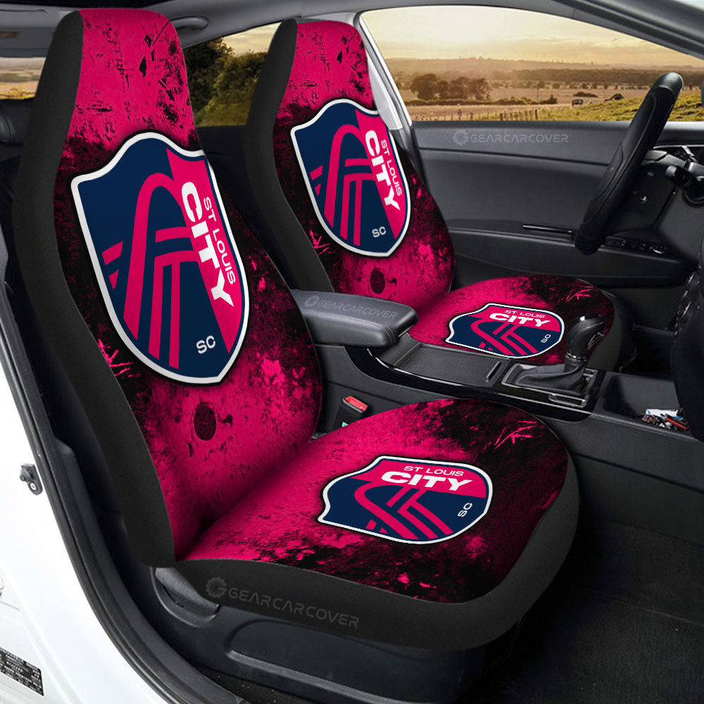 St Louis City SC Car Seat Covers Custom Car Accessories - Gearcarcover - 2