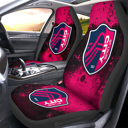 St Louis City SC Car Seat Covers Custom Car Accessories - Gearcarcover - 1