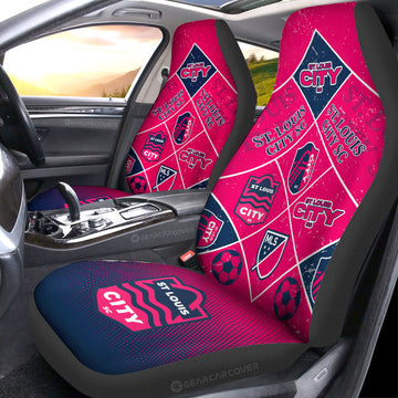St Louis City SC Car Seat Covers Sporty Team Collection - Gearcarcover - 1