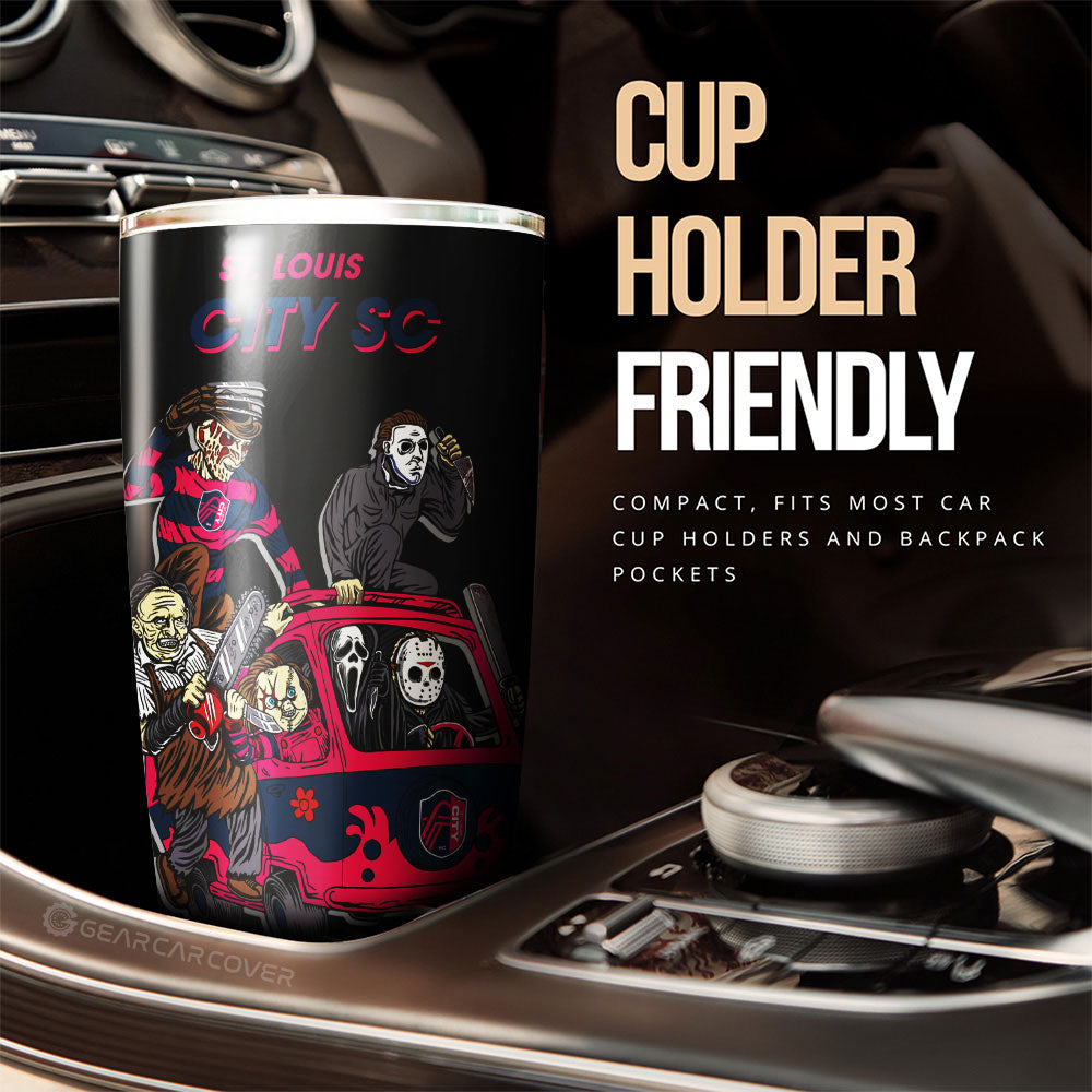St Louis City SC Tumbler Cup Custom Car Accessories - Gearcarcover - 3
