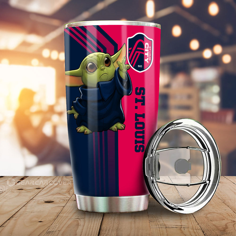 St Louis City SC Tumbler Cup Custom Car Accessories - Gearcarcover - 1