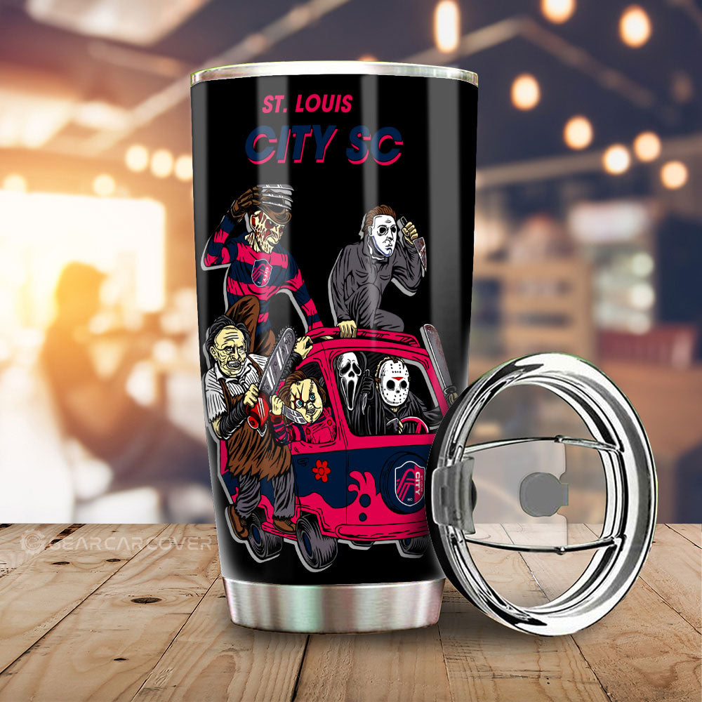 St Louis City SC Tumbler Cup Custom Car Accessories - Gearcarcover - 1