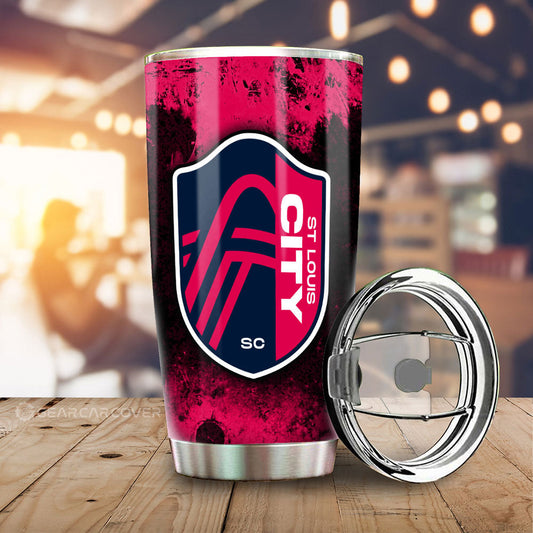 St Louis City SC Tumbler Cup Custom Car Accessories - Gearcarcover - 1